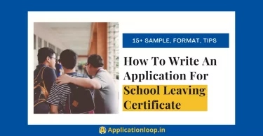 application for school leaving certificate